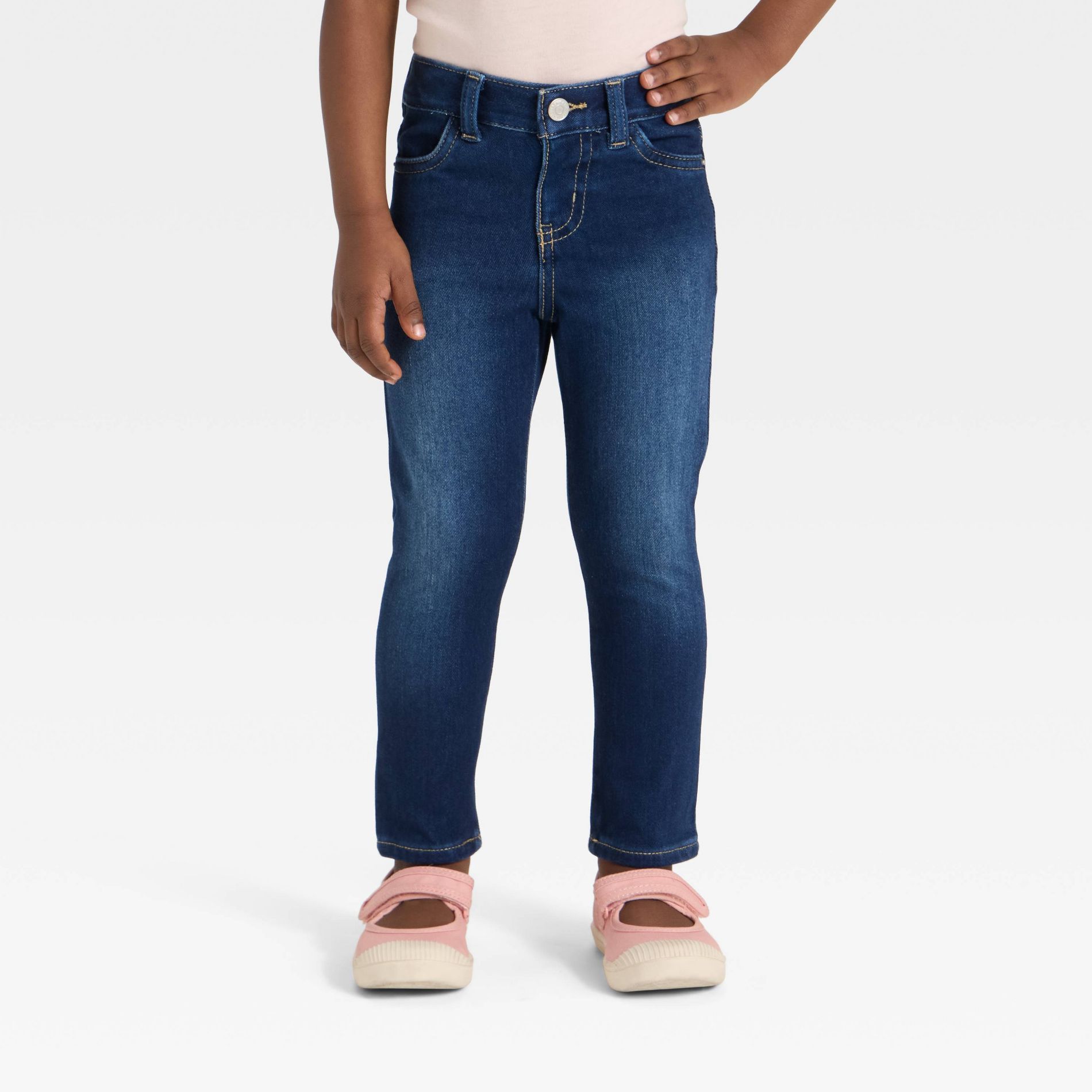 Toddler Girls' Jeggings - Cat & Jack™ Dark Wash 2T