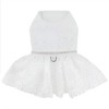 DOGGIE DESIGN White Lace Dog Wedding Dress with Matching Leash(X-large) - 3 of 4