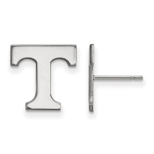 Black Bow Jewelry 14k White Gold Tennessee Volunteers NCAA Post Earrings - 1 of 3