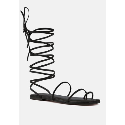 Amatha Essential Toe Ring Summer Leather Womens Flats