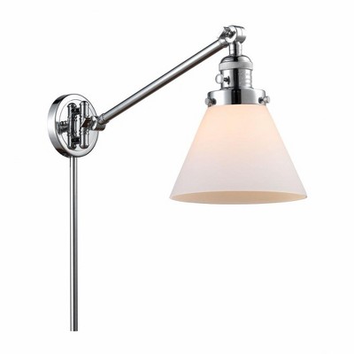 Cone - 1 Light Swing Arm Wall Sconce In Industrial Style-25 Inches Tall and 8 Inches Wide