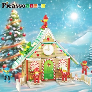 PICASSO-TILES Magnetic Tiles for Kids, Construction STEM Building Blocks Educational Toy - 1 of 4