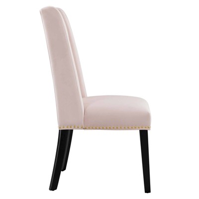 Baron Performance Velvet Dining Chairs - Thumbnail 5