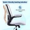 Home Imports Emporium Ergonomic Mesh Office Chair with Adjustable Height and Black Base - 4 of 4