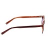 John Varvatos V519 Round Sunglasses Crystal Red Horn Marble & Silver Mirror 47mm - 3 of 4