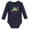 Hudson Baby Unisex Baby Cotton Long-Sleeve Bodysuits, Christmasaurus - image 3 of 4