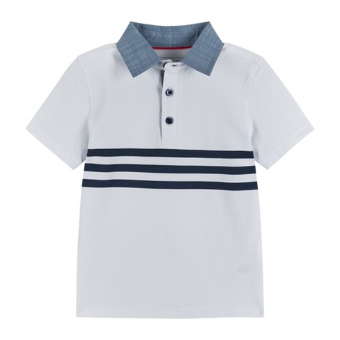 White polo hot sale shirt target