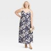 Women's Seersucker Maxi A-Line Dress - A New Day™ - 3 of 3