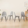 GDFStudio Selia Modern Linen Upholstered Dining Chairs (Set of 4) - 2 of 4