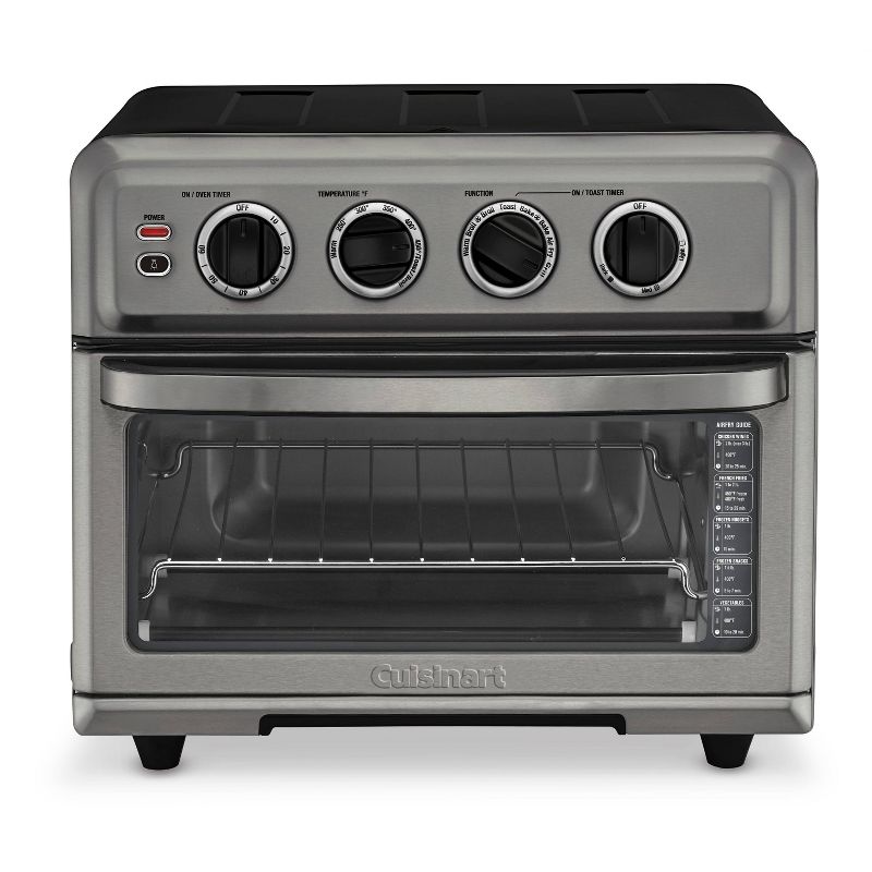 Cuisinart Air Fryer Toaster Oven with Grill - Black Stainless - TOA-70BKS, 1 of 7