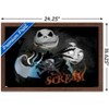 Trends International The Nightmare Before Christmas - Distorted Scream Framed Wall Poster Prints - 3 of 4