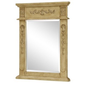 Elegant Lighting Danville 22 In. Traditional Furniture: Mirror In Antique Beige - 1 of 1
