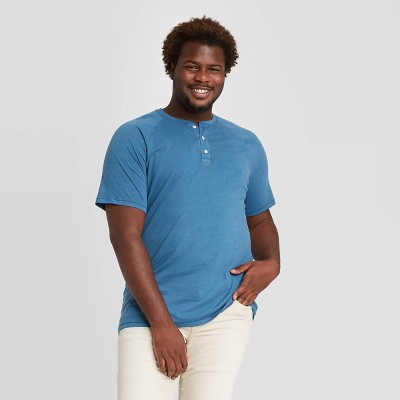 big and tall henley short sleeve