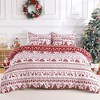 3 Piece Christmas Bedding Duvet Cover Set - 2 of 4
