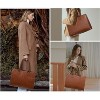 Laptop Tote Bag for Women, Large Capacity Vintage Leather Work Computer Bag - 3 of 4