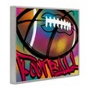 Stupell Industries Urban Sports Football, 20" x 16" - 3 of 4