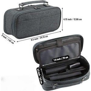 Pencil Case, Large Capacity Pencil Case Organizer; Double Zipper Storage Bag; Big Pencil Pouch - 1 of 4