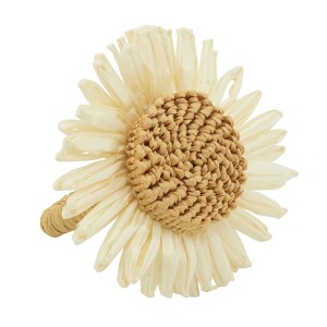 Saro Lifestyle Flower Shaped Napkin Rings (Set of 4) - 1 of 4
