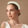 Unique Bargains Women's Elegant Ink Wide Sponge Hairband 6.30"x5.71" 1 Pc - 2 of 3