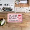 Stupell Industries Pink Nice List Ticket Printed Anti-Fatigue Floor Mat, design by JJ Design House LLC, 30"x18" - 4 of 4