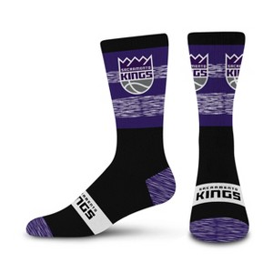 NBA Sacramento Kings Mixer Crew Socks - Large - 1 of 3