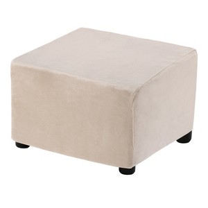 Unique Bargains Elastic Living Room Bedroom Square Foot Stool Cover - 1 of 4