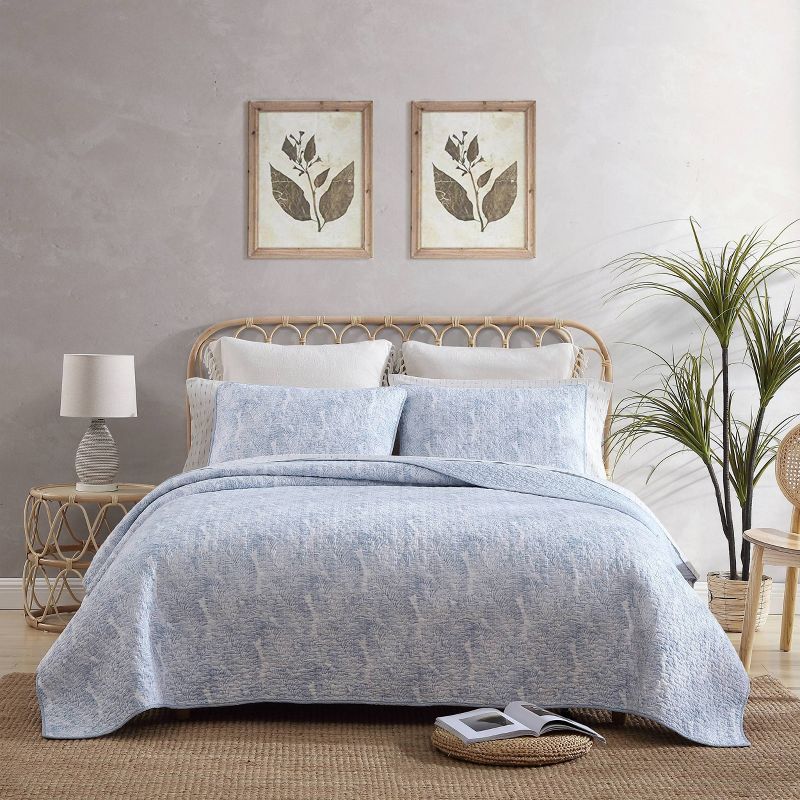 Distressed Water Leaves Cotton Quilt Set - Tommy Bahama, 1 of 12