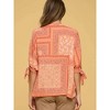 Women's Boho Paisley Top - reneec. - 3 of 4