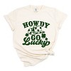 Simply Sage Market Howdy Go Lucky Clovers Garment Dyed Tee - 2 of 4