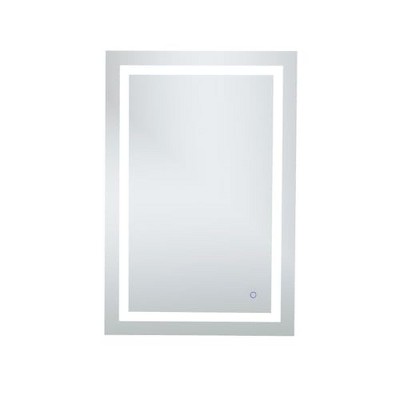 Elegant Decor Helios 40" x 27" Hardwired LED Bathroom Mirror with Touch Sensor