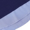 Women's Long Sleeve V Neck Contrast Collared Shirts Patchwork Work Blouse Tunics Tops - 4 of 4