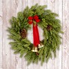 28" Unlit Christmas Bells Pine Artificial Wreath with Red Ribbon - National Tree Company - 2 of 4