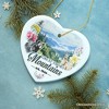 Artistic Great Smoky Mountains Ornament, Ceramic Tennessee Travel Souvenir and Gift| Ornamentallyyou - 4 of 4