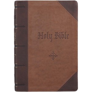 KJV Bible Giant Print Full Size Two-Tone - Large Print (Leather Bound) - 1 of 1