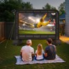VEVOR 14 ft Inflatable Movie Screen, 600D Washable Inflatable Projector Screen with Portable Storage Bag, 16:9 Easy Set Up Movie Projection, Black - 2 of 4