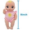 New Adventures Magic Nursery: 8" Baby Doll & Bassinet Gift Set - Pink - 2 of 4