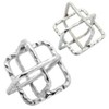 Textured Metal Geometric Sculpture for Home & Office - Glam Modern Accent Decor for Living Room & Bedroom - 4 of 4
