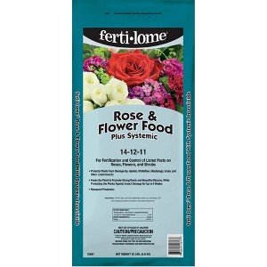 Fertilome Rose & Flower Food Plus Systemic, 14-12-11, 15lbs - 1 of 3