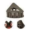 Unique Bargains Women's Elegant Triangle Hair Clips 1.69"x1.38"x1.10" 3 Pcs - 3 of 3