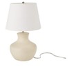18.5" Organic Texture Ceramic Table Lamp - Nourison - 4 of 4