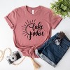 Simply Sage Market Lake Junkie Short Sleeve Tee - XL - Mauve - 3 of 4