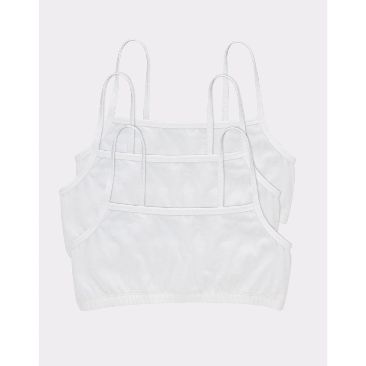 Hanes Women's String Crop Bralette, 3-Pack - thumbnail 7