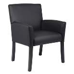 Executive Box Armchair Black - Boss Office Products