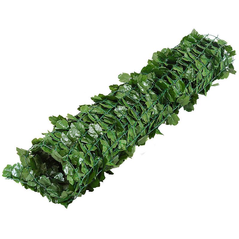 Costway 40''x95'' Faux Ivy Leaf Decorative Privacy Fence Screen Artificial Hedge Fencing, 3 of 10