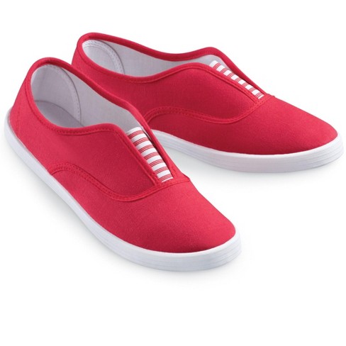 narrow width slip on sneakers