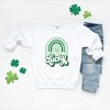 Simply Sage Market Women's Graphic Sweatshirt Lucky Shamrock Rainbow - 3 of 3