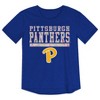 NCAA Pitt Panthers Girls' Foil T-Shirt - 2 of 3