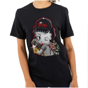 Betty Boop Cartoon Fiesty Cha-ching Womens Graphic T Shirt Tees Brisco Brands - 1 of 1