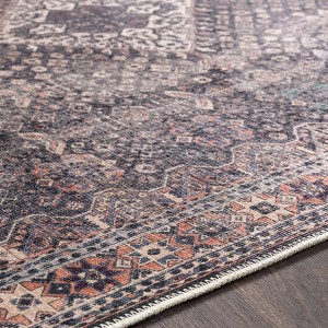 Hauteloom Kittrell Vintage Flat Pile Washable Rug - 1 of 4