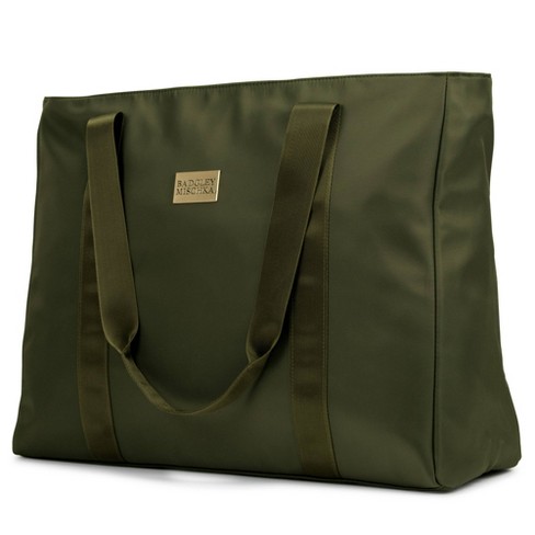 Nylon weekender clearance tote